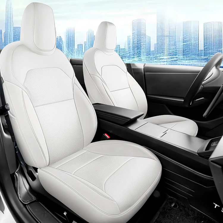 Ajuste personalizado para capa de assento de carro Tesla modelo 3