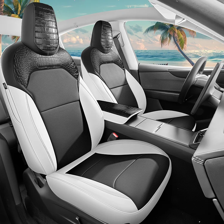 Capa de assento Tesla Model Y Juniper de ajuste personalizado
