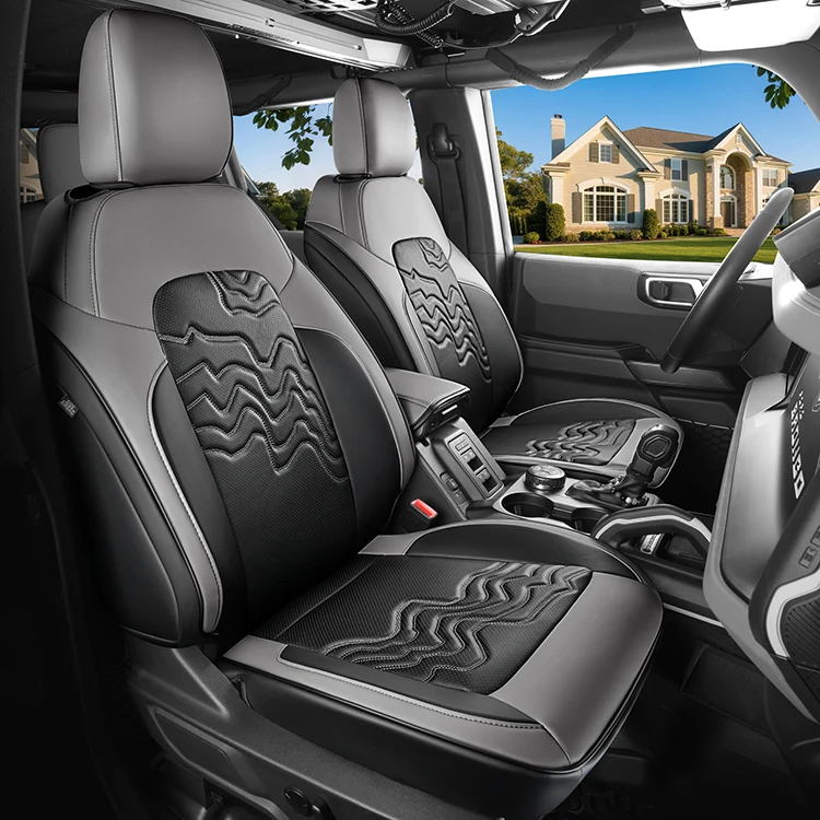 Capa de assento de 2 portas Ford Bronco de ajuste personalizado