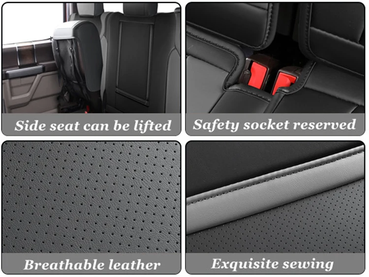 Ford F150 Raptor seat cover installation and interior fit