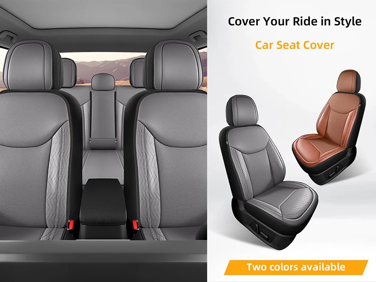 Ford Maverick seat cover gray and brown color options